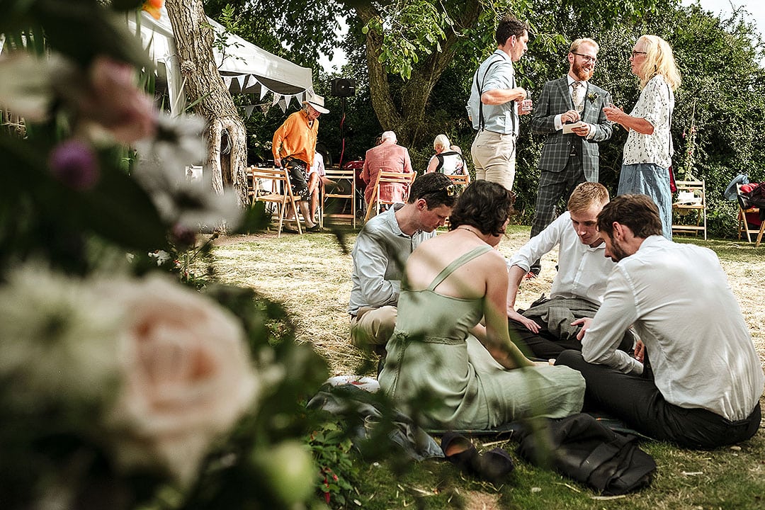 Garden wedding photographer