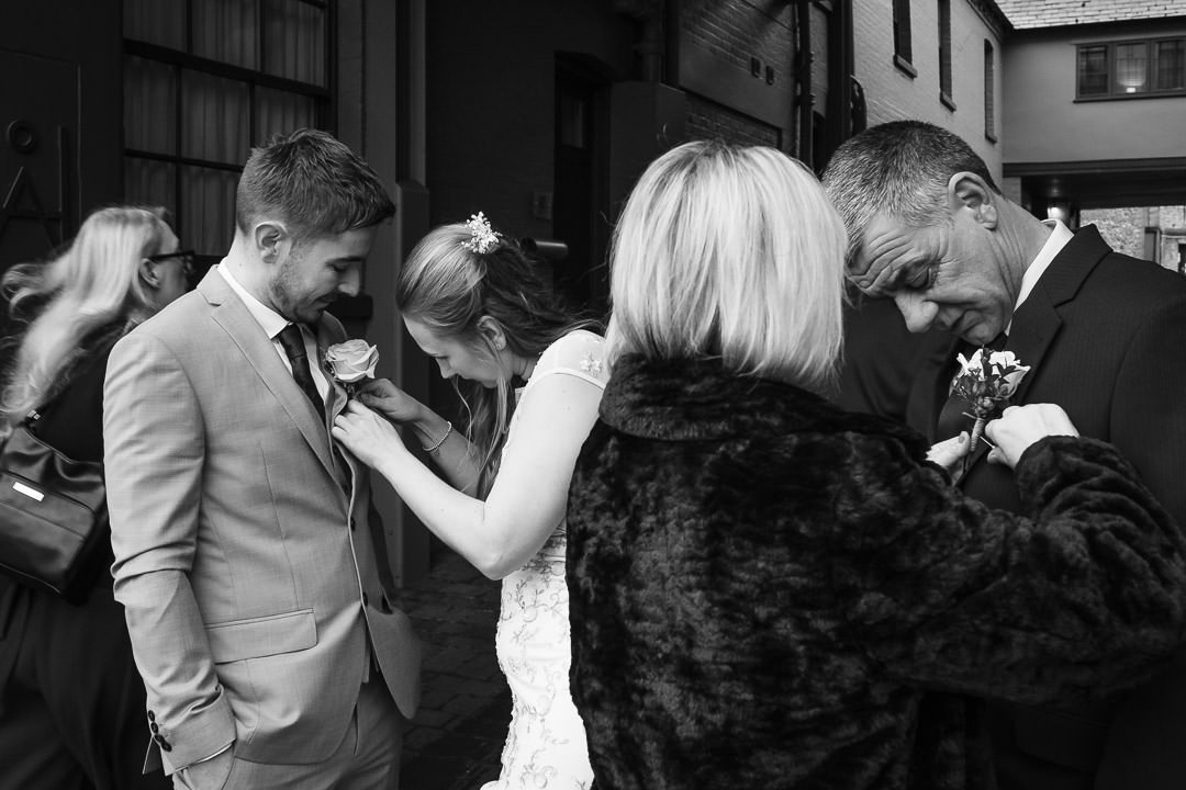 Covid wedding, Bury St Edmunds, Suffolk