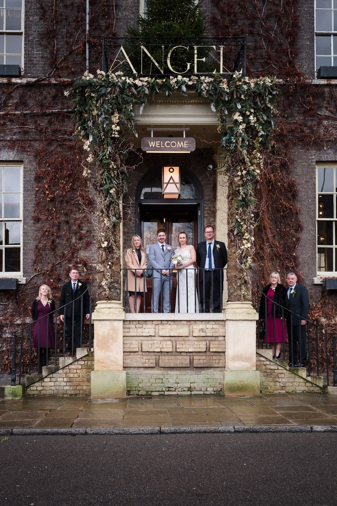 Covid wedding, The Angel, Bury St Edmunds, Suffolk