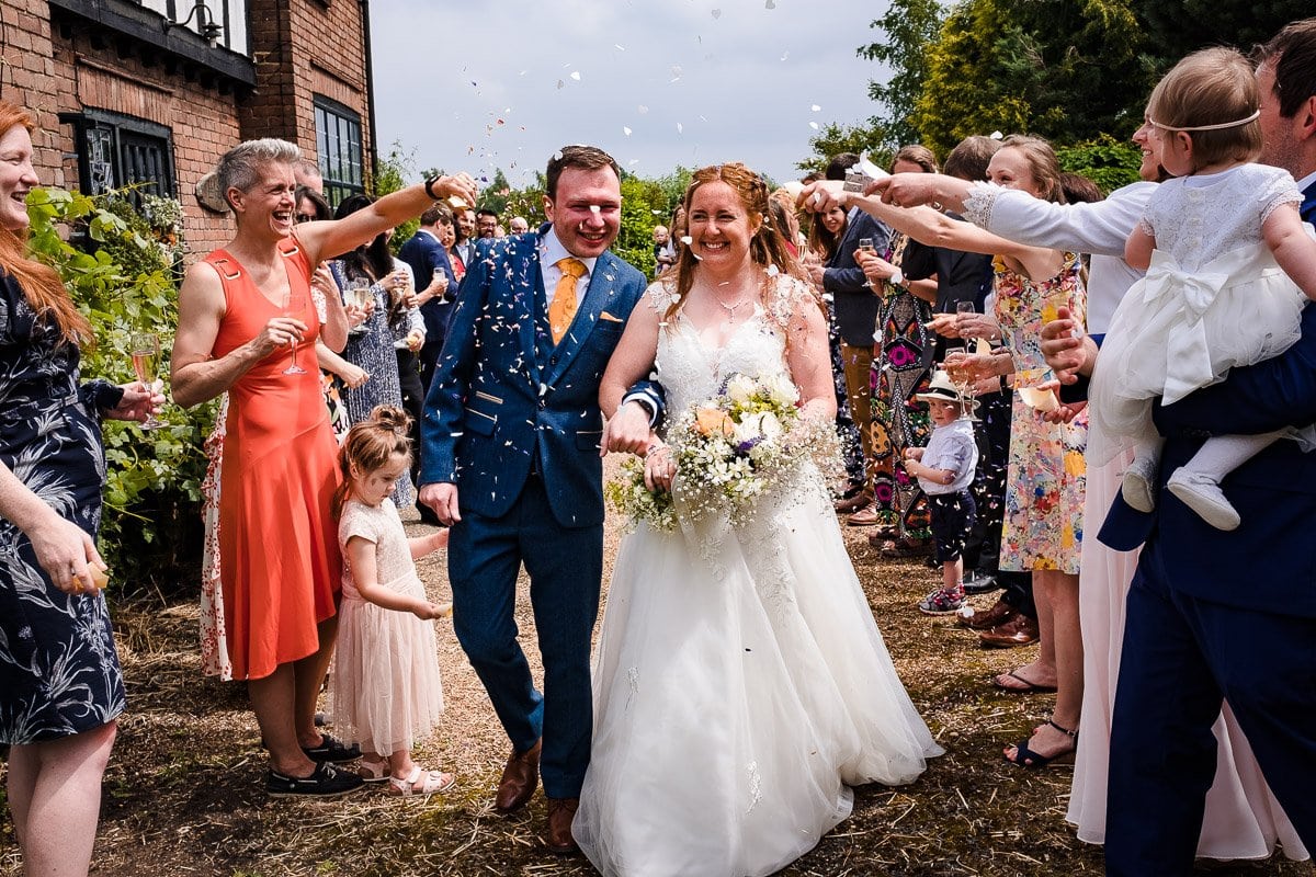 Garden wedding photography