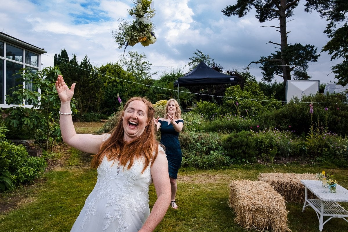 Garden wedding photography