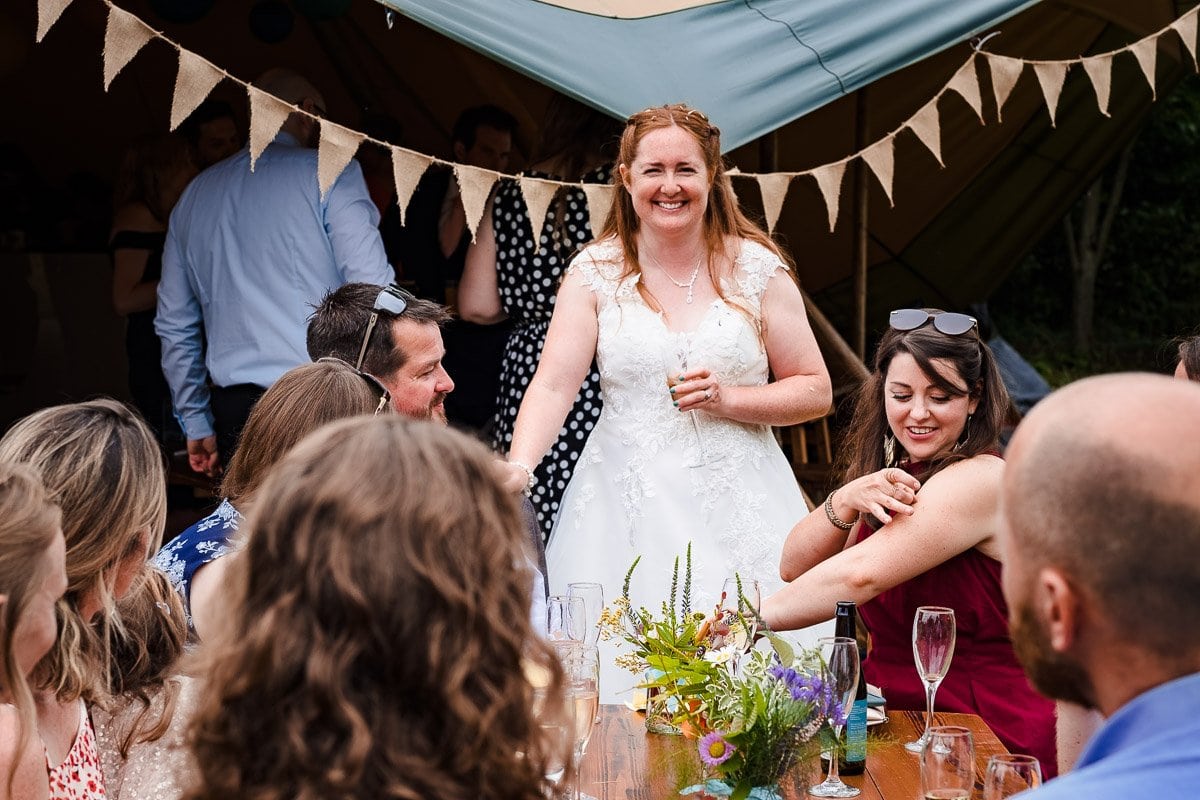 Garden wedding photography