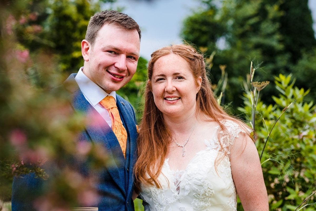 Garden wedding photography