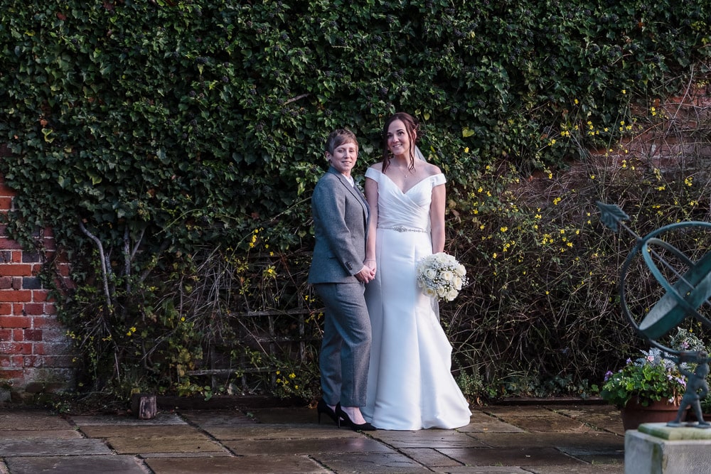 Grace+Steph’s intimate Woodhall Manor wedding